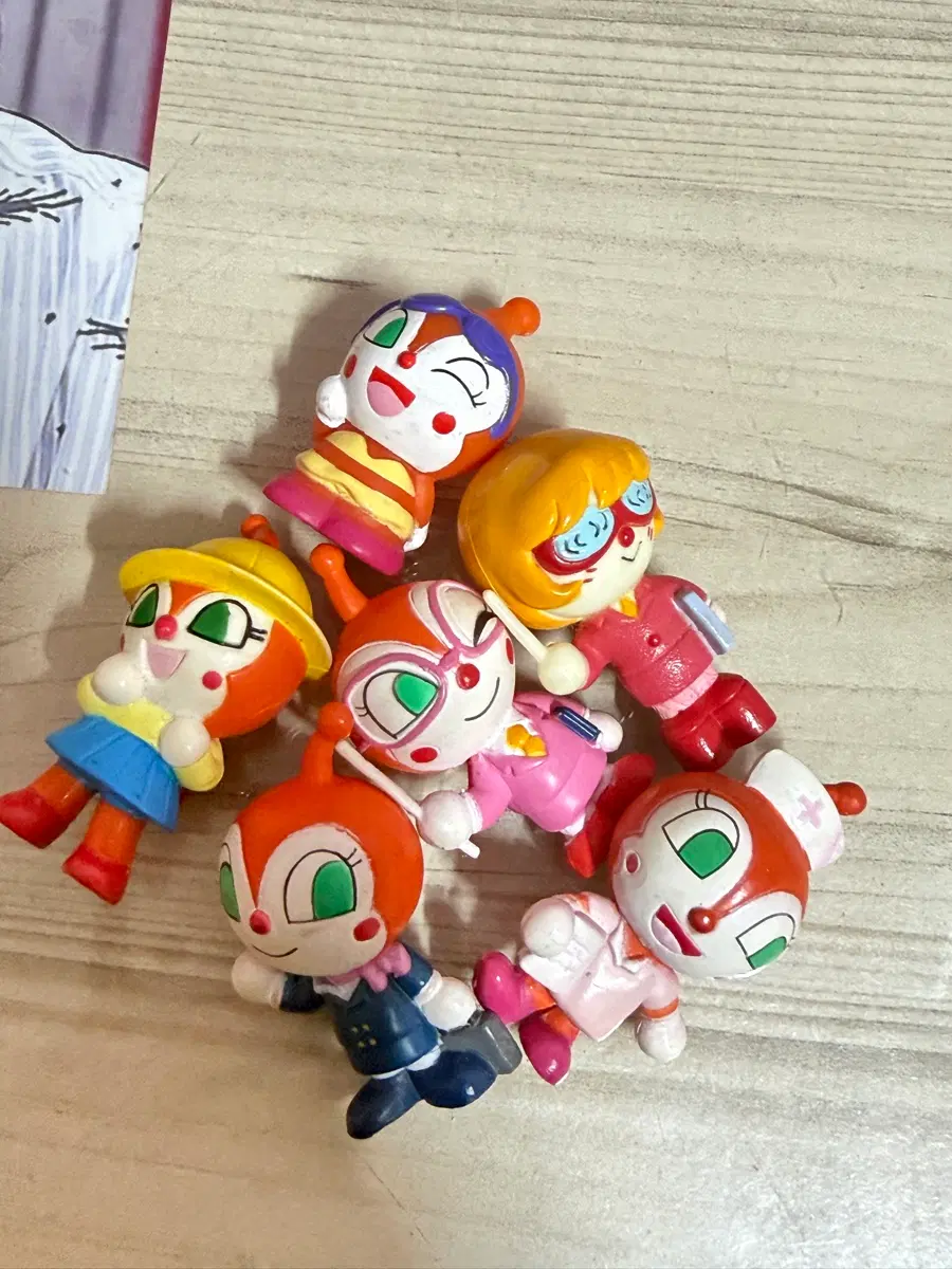 호빵맨 짤랑이 미니피규어 미피 일괄