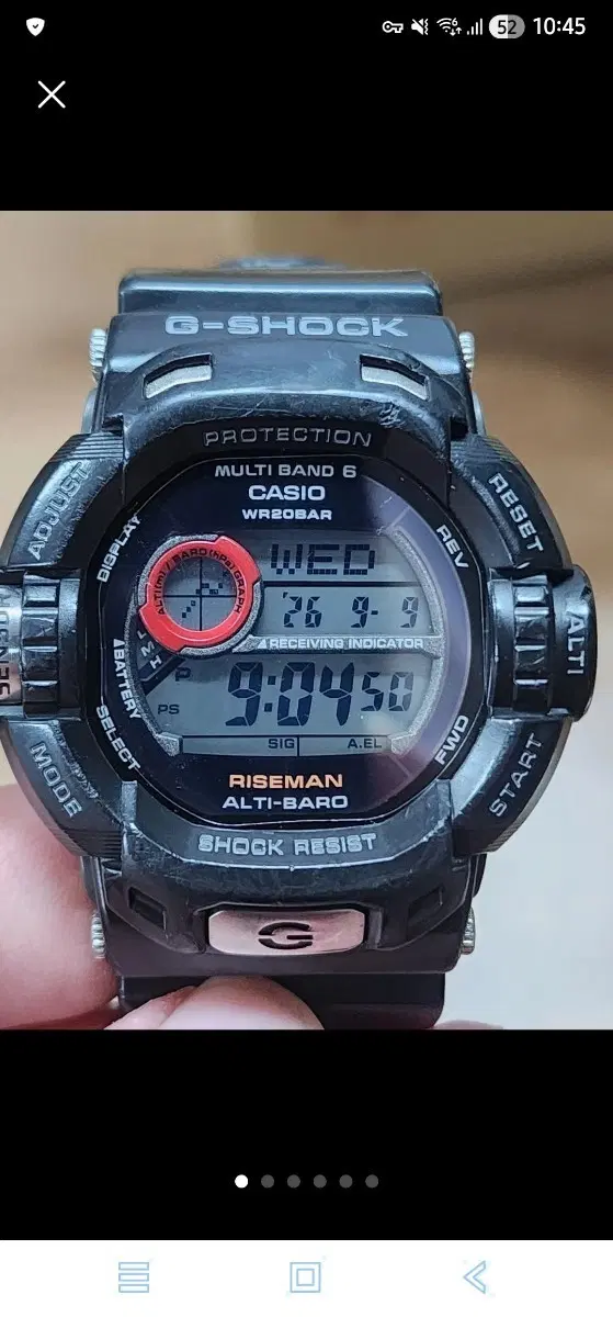 2개 일괄)카시오 지샥 라이즈맨 GW-9200J 2종