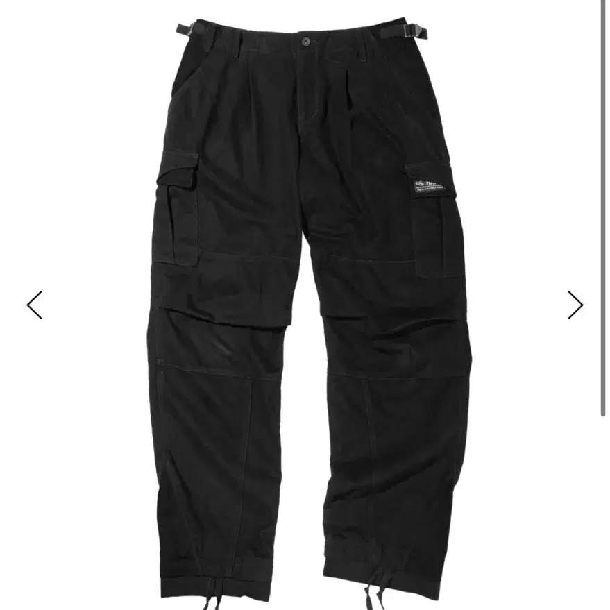 ETCE PROTOTYPE LAYERED CARGO PANTS (BLACK)