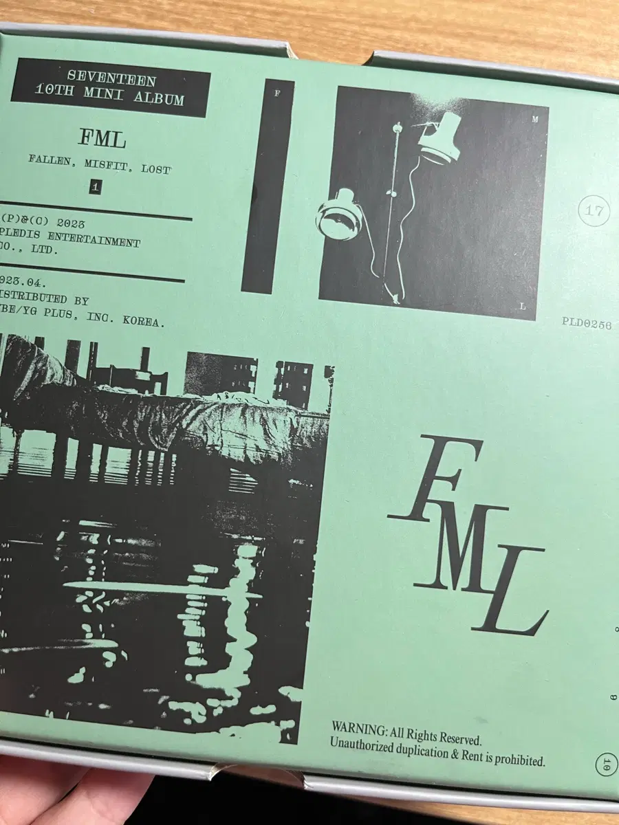 세븐틴 FML 10TH MINI ALBUM 포토카드 포함 정한 원우