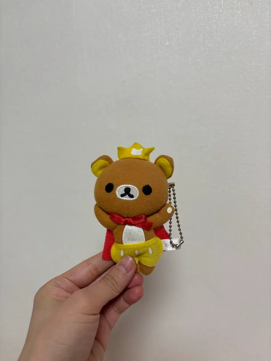 리락쿠마 왕관 망토 키링