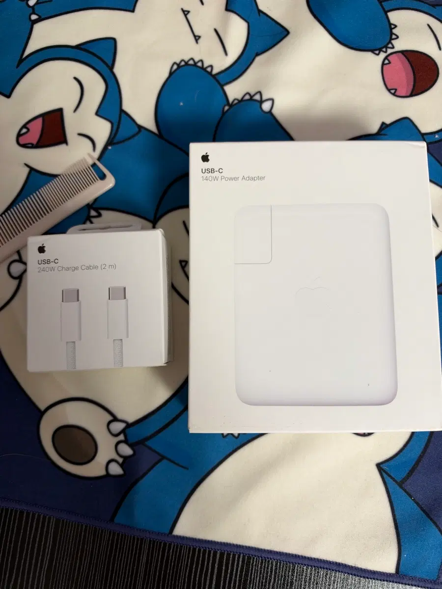 애플 정품 충전기 USB-C 140W 전원 어댑터 240W 충전 케이블