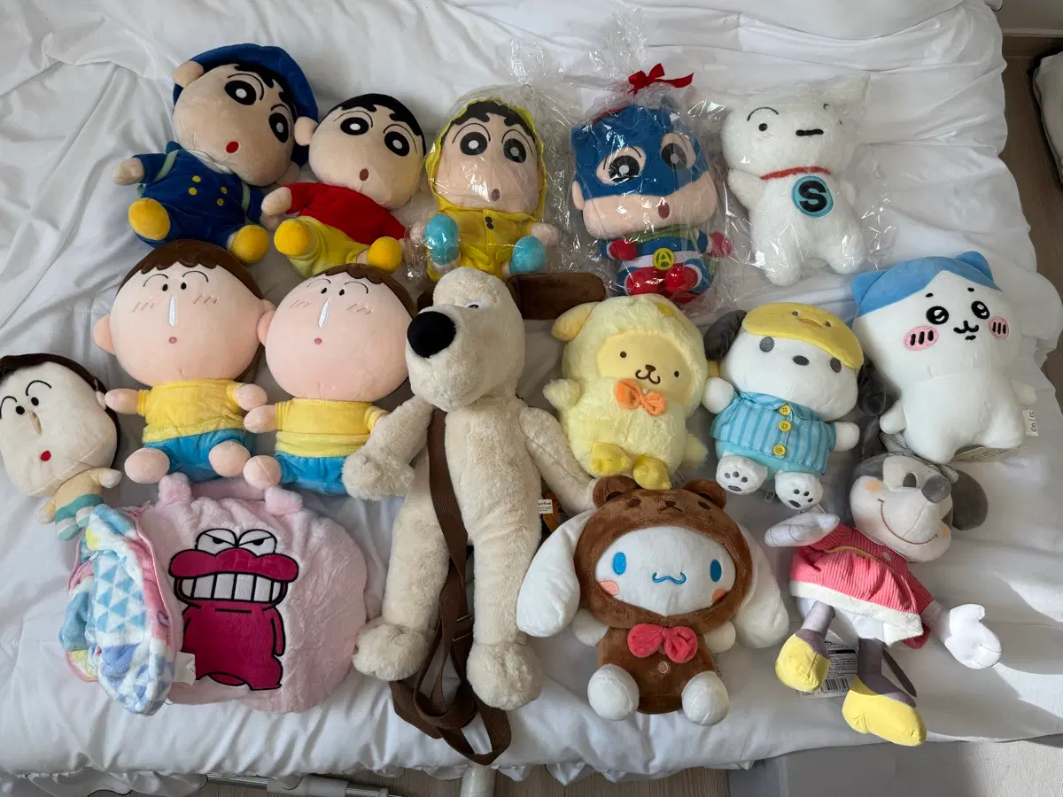 짱구 산리오 등 인형 모음