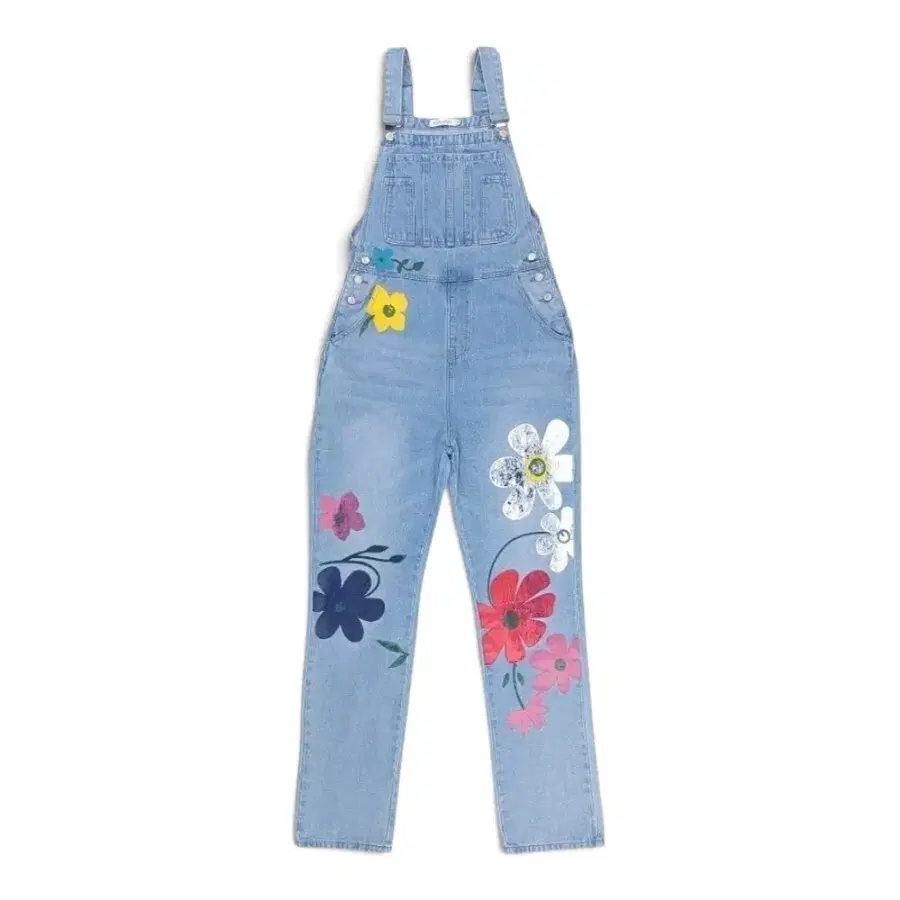 미스룩 플라워 오버롤 우먼XL 32인치