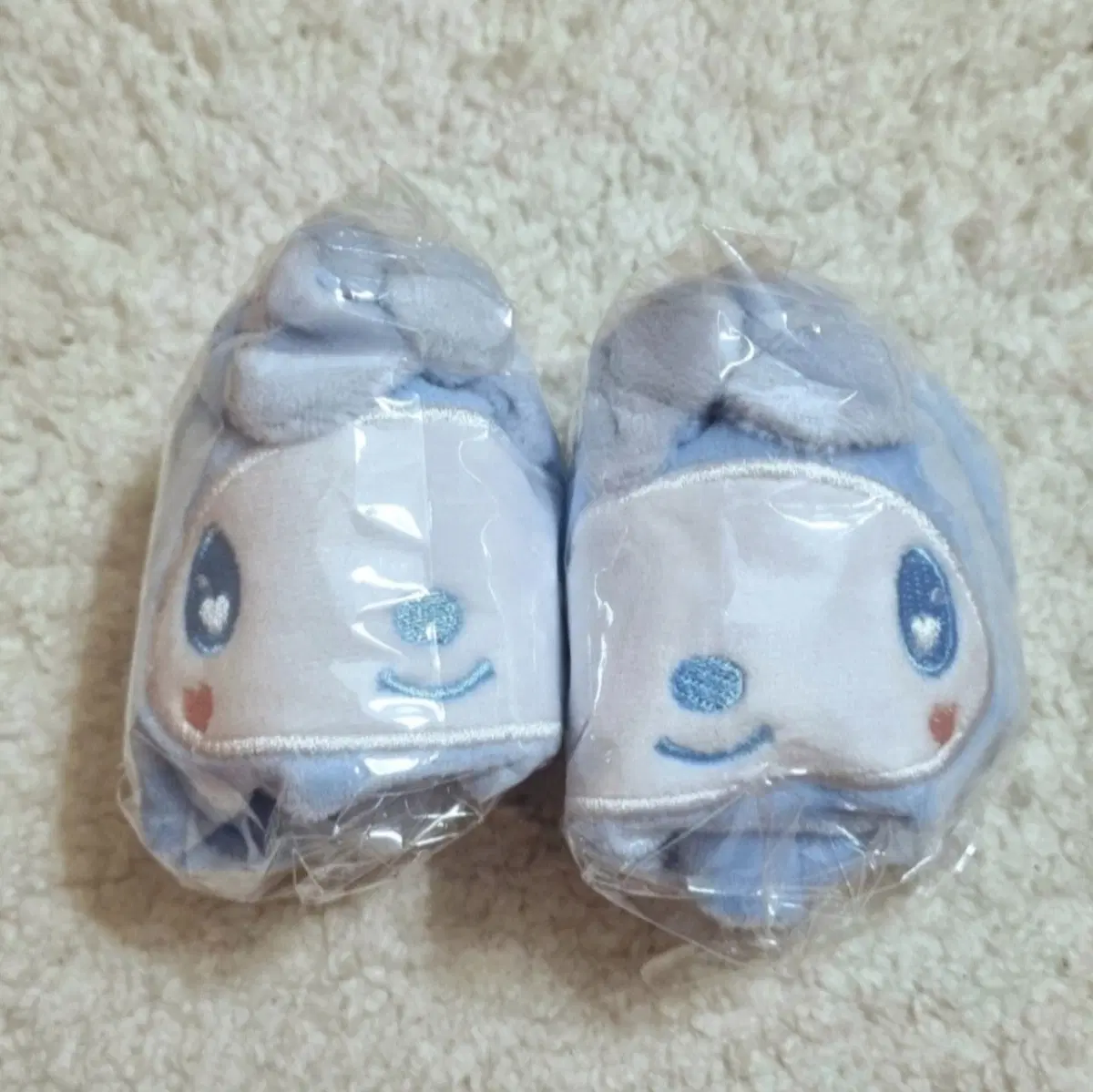 [미개봉] 산리오 캐릭터즈 마이멜로디 하늘색 헤어밴드 세안밴드 가챠