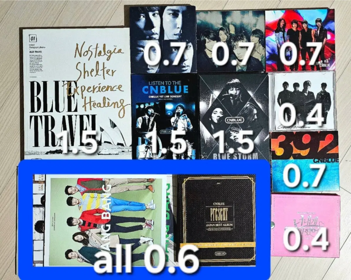 [개봉] 씨엔블루 CNBLUE 앨범, 콘서트 DVD, 화보집 등 양도
