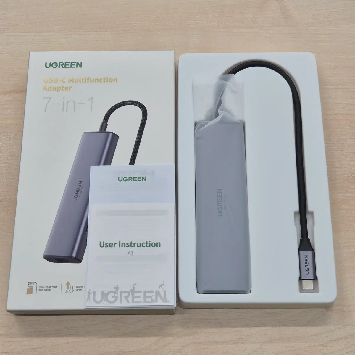 UGREEN 유그린 7in1 USB-C 멀티허브