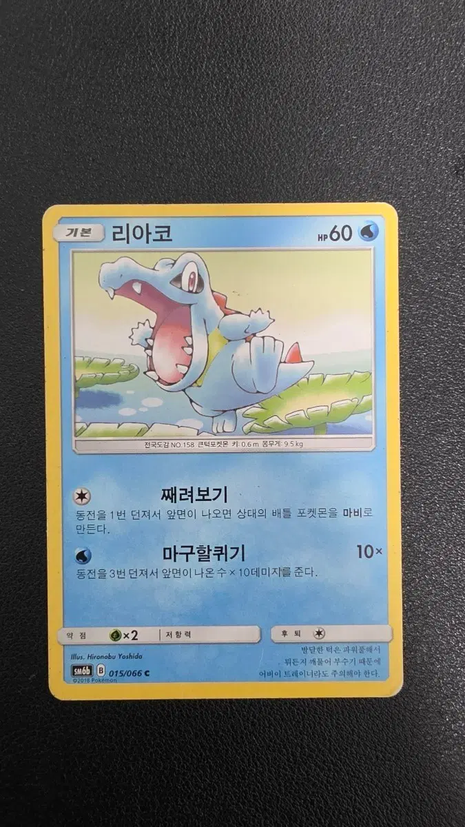 포켓몬 카드 리아코 SM6b 015/066 C