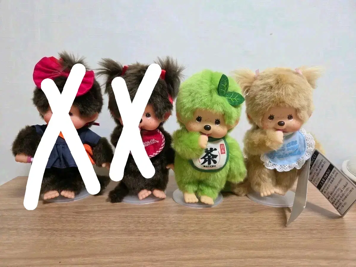 몬치치 s사이즈 인형 정품 판매(울보,양갈래,말차,스위트슈가)