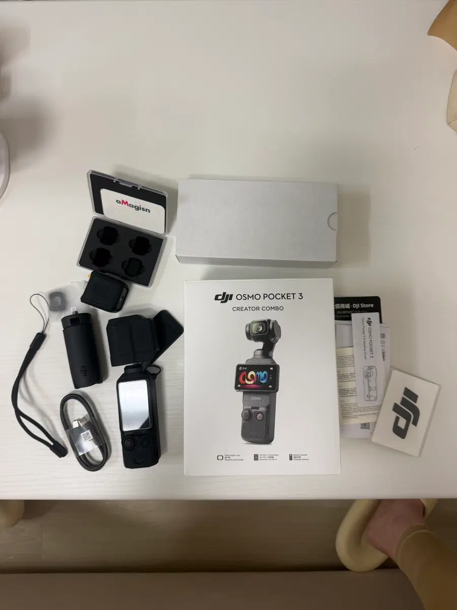 DJI 포케3 s급 + 렌즈 필터 set 포함 (마이크x)
