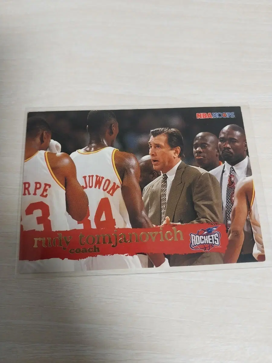 루디 톰야노비치 코치 NBAHOOPS 카드