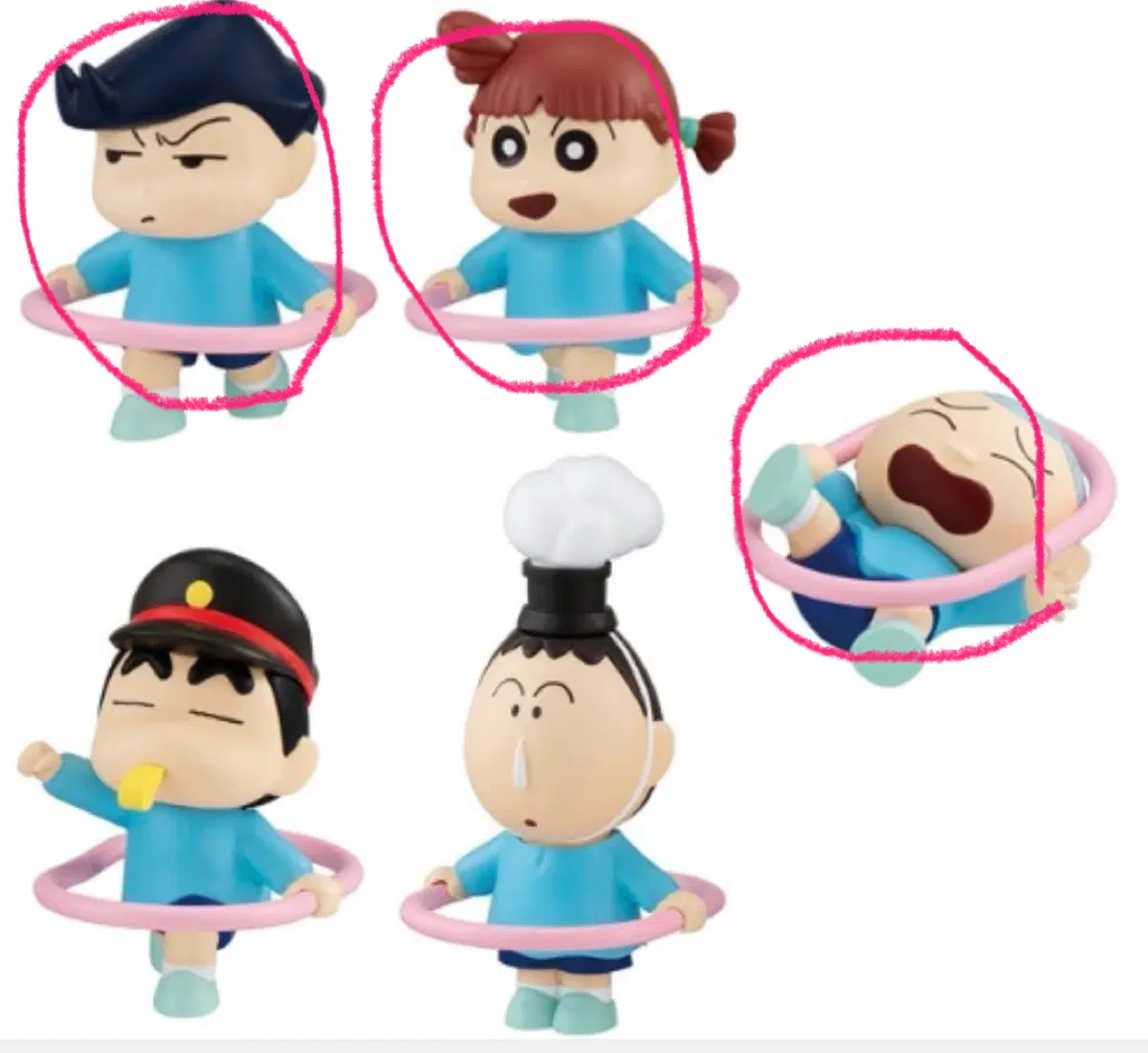 짱구는 못말려 칙칙폭폭 기차놀이 (철수, 유리, 훈이)