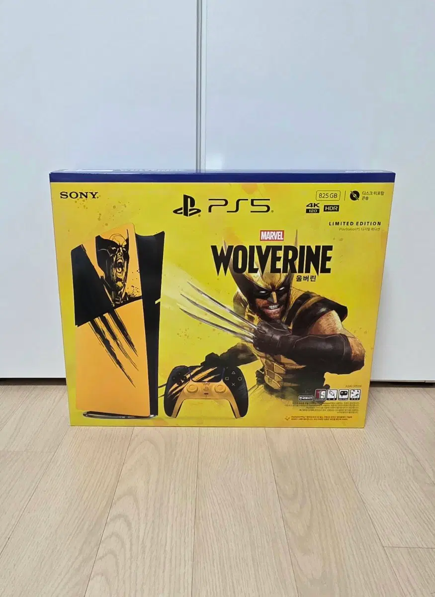 플레이스테이션 PS5 슬림 디지털 에디션 마블 울버린 한정판