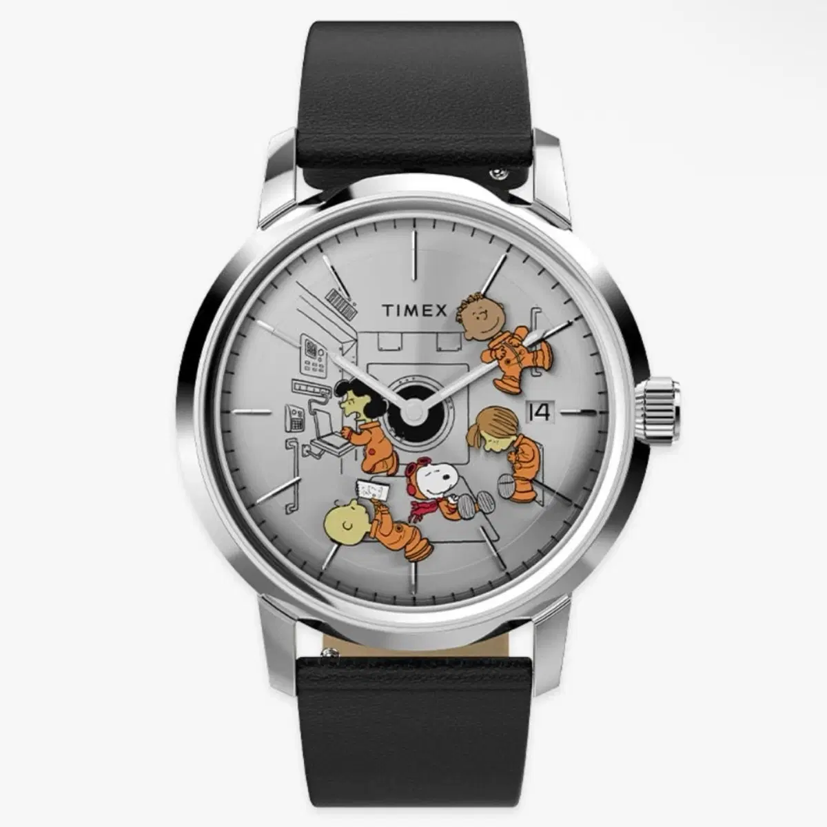 타이맥스 [TIMEX] 멀린 NASA 스페이스 스누피 [TW2W87200] 오토매틱 손목시계 (S급)