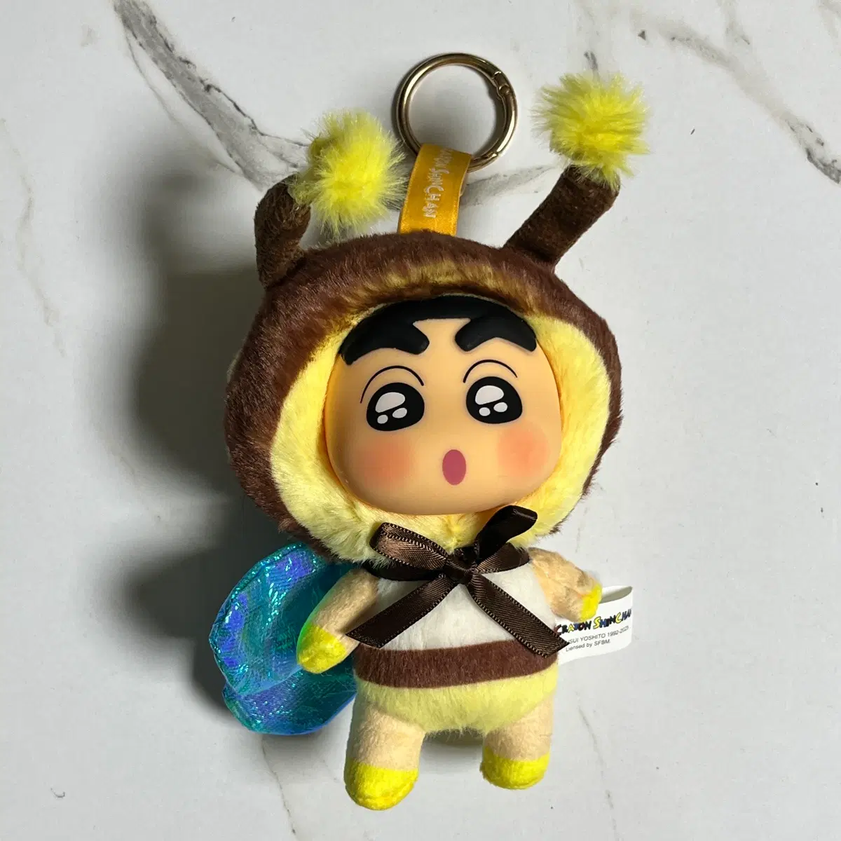 꿀벌 짱구 인형 키링