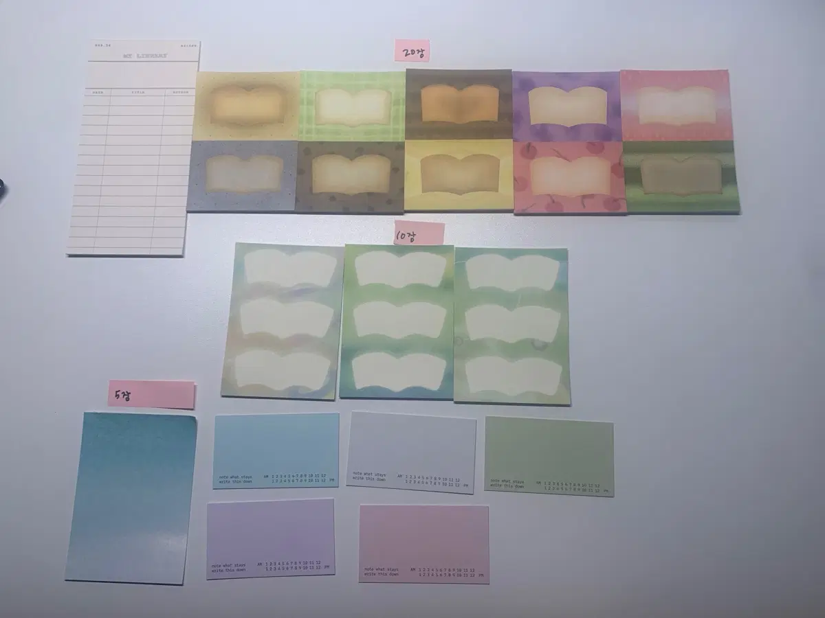 (180장) 책쪽, 스틸아이리드 독서 다꾸템 메모패드, 떡메띵