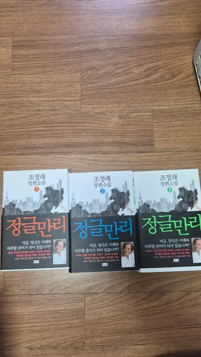 조정래 장편소설 정글만리 1-3권 세트