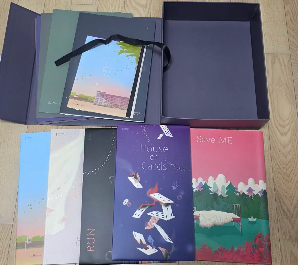 방탄소년단 BTS 리릭북 Lyrics book 5권 세트