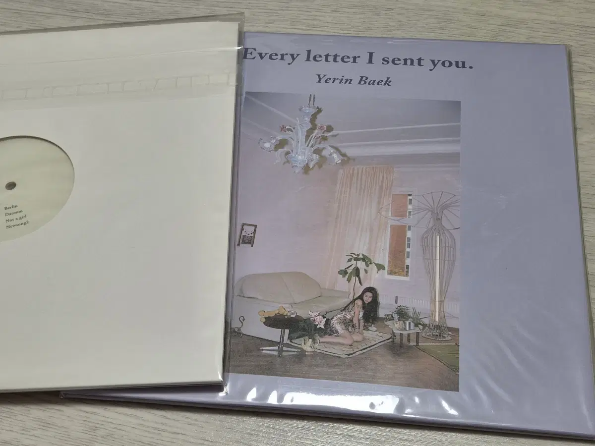 백예린 lp Every letter I sent you LP 투명반
