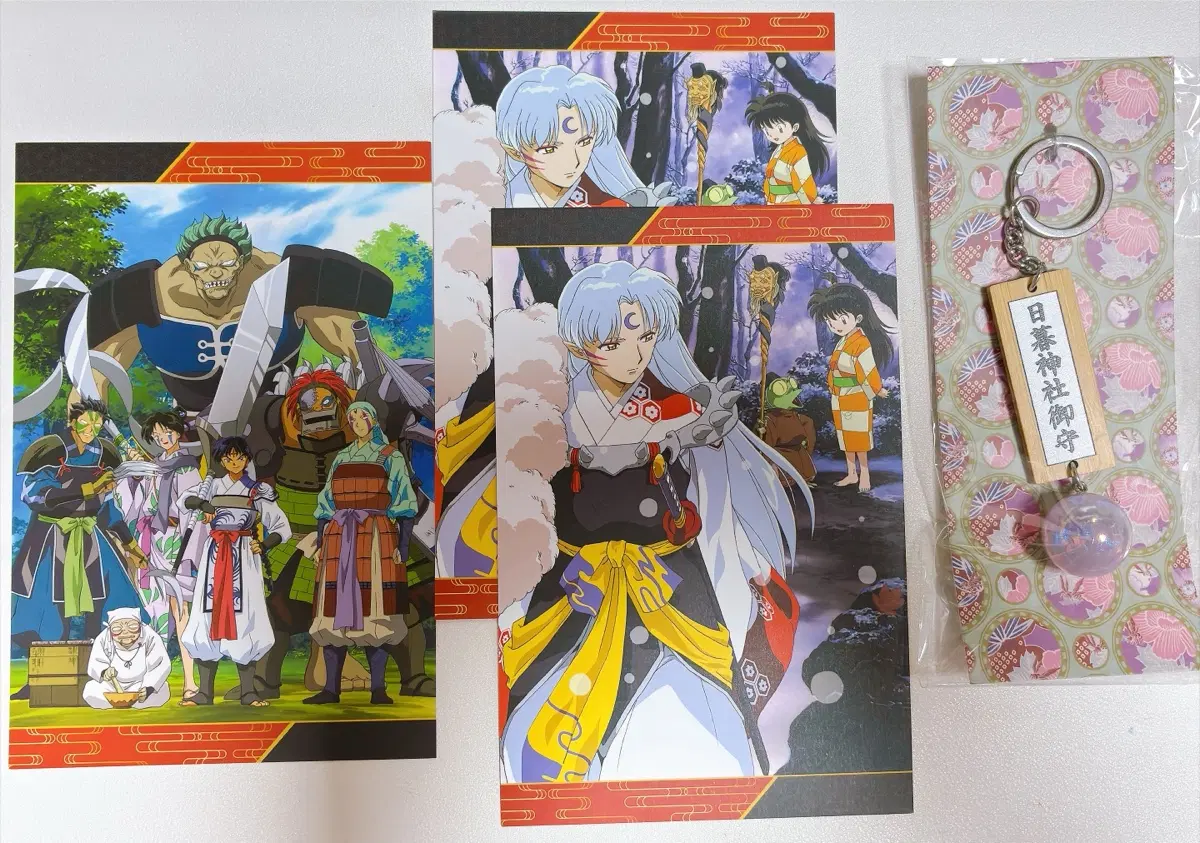 이누야샤 리밋션 사혼의구슬키링 단순 개봉 특전 메모리얼 카드 일괄 판매 엽서