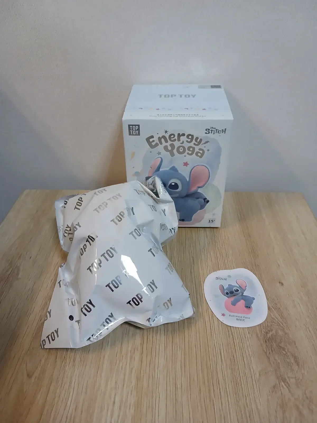 새상품 탑토이 스티치 에너지 요가시리즈 랜덤 피규어