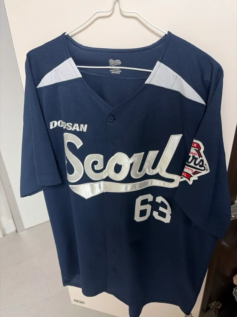 두산 베어스 유니폼 서울 김택연 마킹