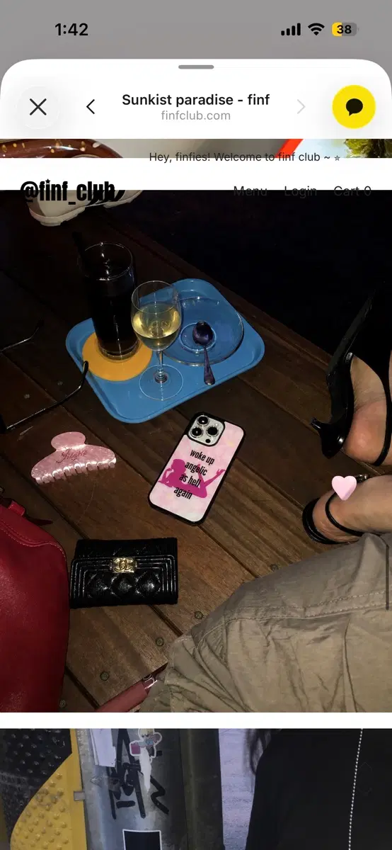 핀프클럽 썬키스트 파라다이스 폰케이스 아이폰15