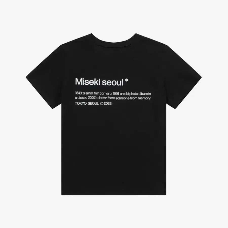 (새상품) 미세키서울 Misekiseoul short sleeves BLACK