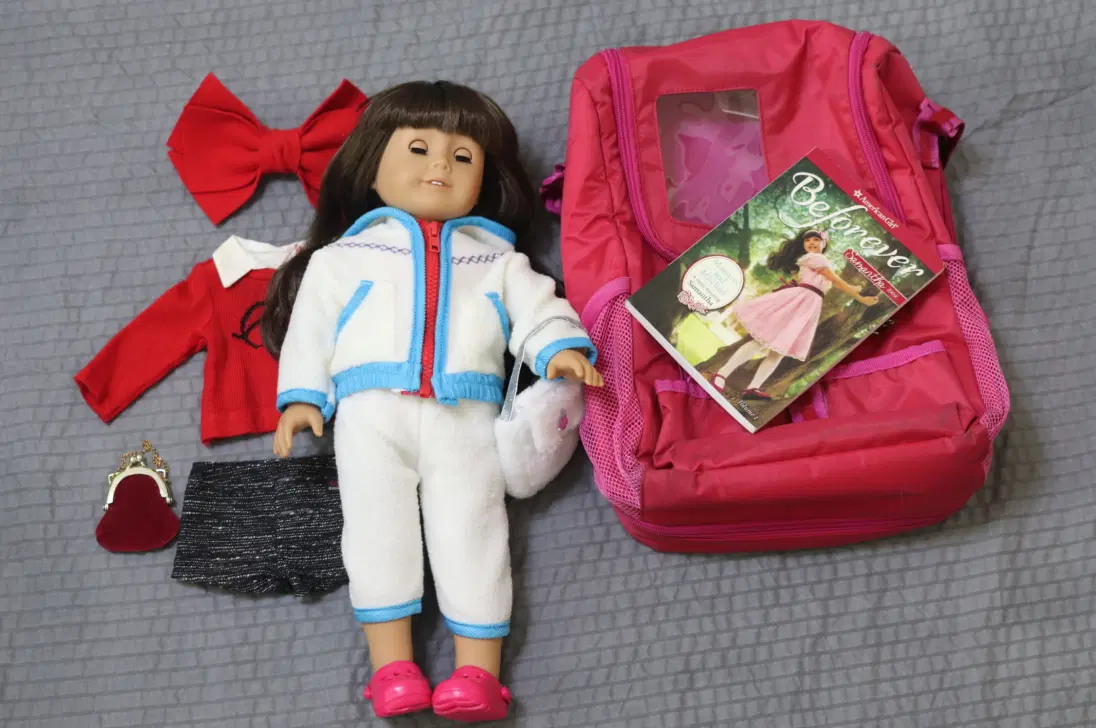 아메리칸걸 18인치 인형(의상+가방+소품일괄)