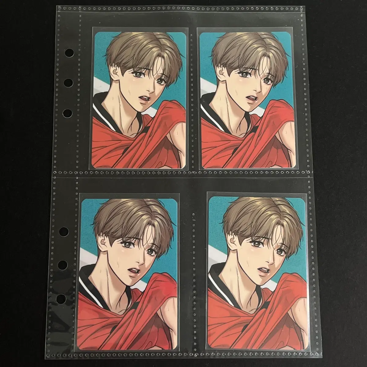 징크스 김단 컬렉션 포토카드 포카 4장 일괄