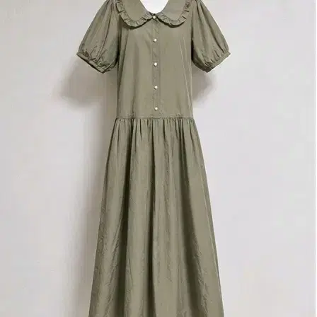 L371 바스락 레이스카라 롱원피스