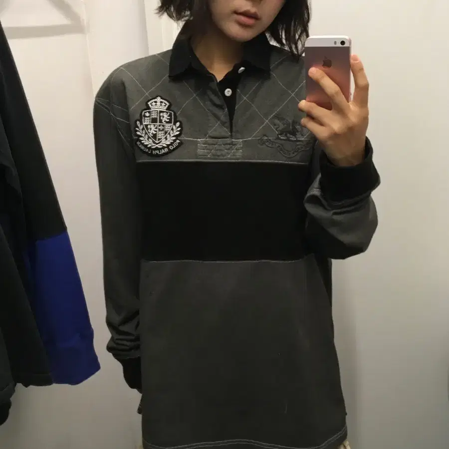 폴로 랄프로렌 크레스트 차콜블랙 럭비 P3