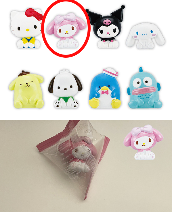 미개봉) 산리오 오스와리 인테리어 미니 피규어 마이멜로디