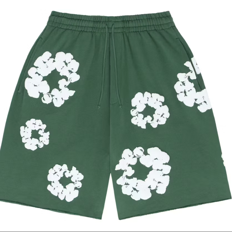 Denim Tears The Cotton Wreath Shorts 데님티어스 반바지 올리브