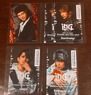 무대 히프노시스 마이크 D4 트레이딩 카드 5장 세트