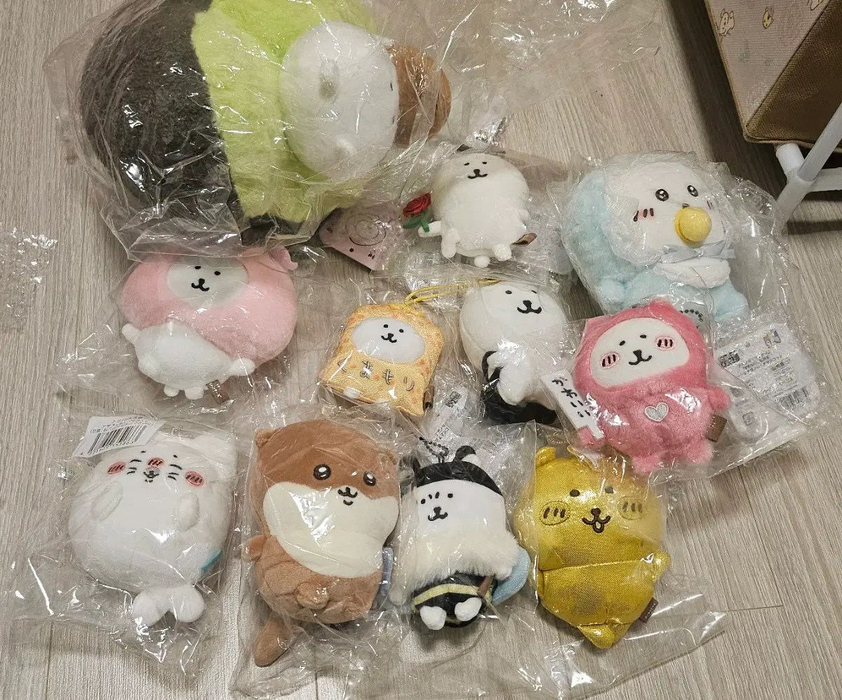 일괄 나가노마켓 농담곰 11개 꿀벌 복숭아 부적 가방