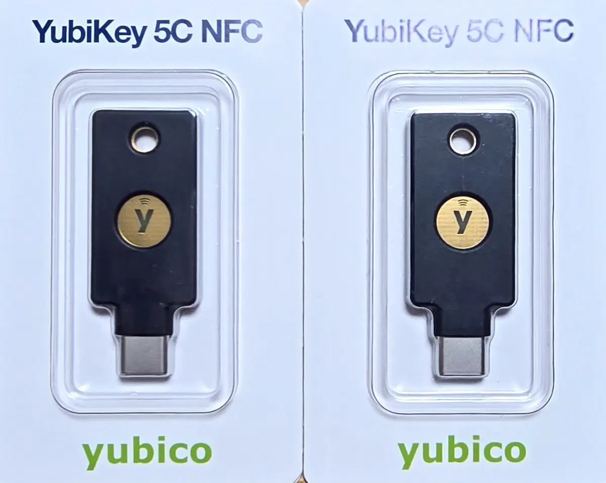 (미사용) 유비키 YubiKey 5C NFC USB-C 새상품 보안키