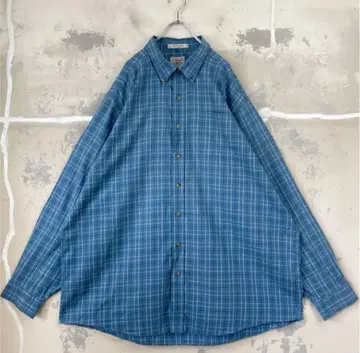 L.L.Bean 긴팔 셔츠 체크 무늬 XXL-TALL