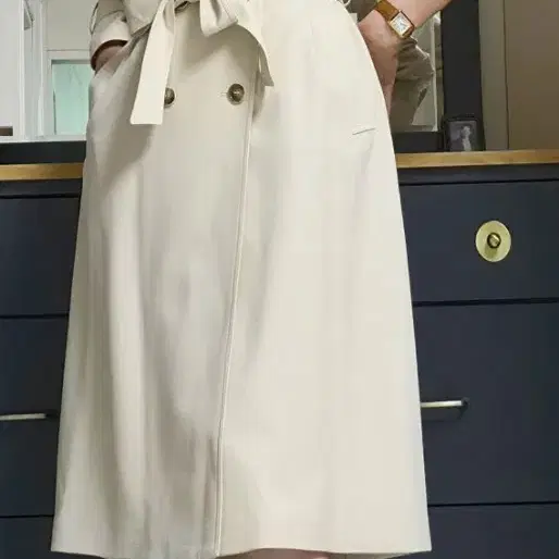 케너스레이디 트렌치코트.(55~665싸쥬)ㅡ새상품.