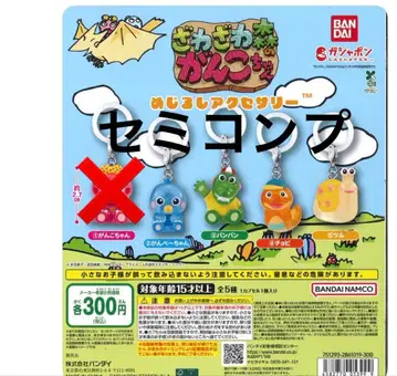 사와사와 숲의 간코짱 메지루시 액세서리 3종류
