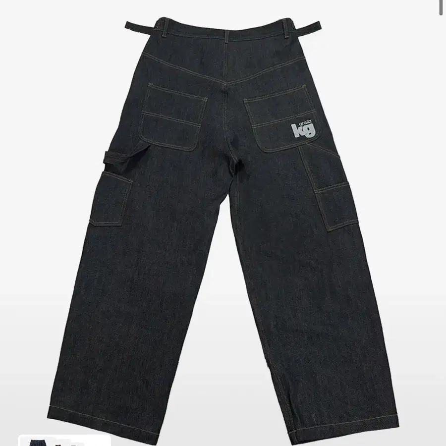 [ GRAILZ X KOIN SEOUL ] CARPENTER RAW DENIM PANTS [INDIGO]