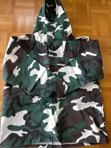 NATO 군용품 카모플라쥬 아노락 후드티