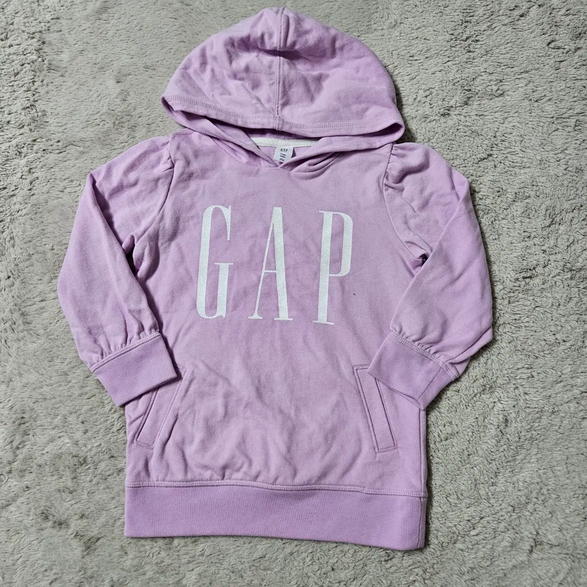 GAP 키즈 후드티 라벤더 5T. (8
