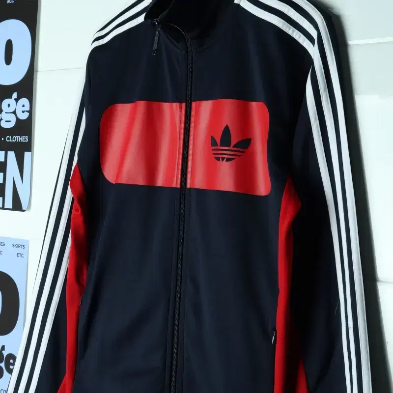 (L-XL) 아디다스 집업 바람막이 점퍼자켓 져지 네이비-H39981