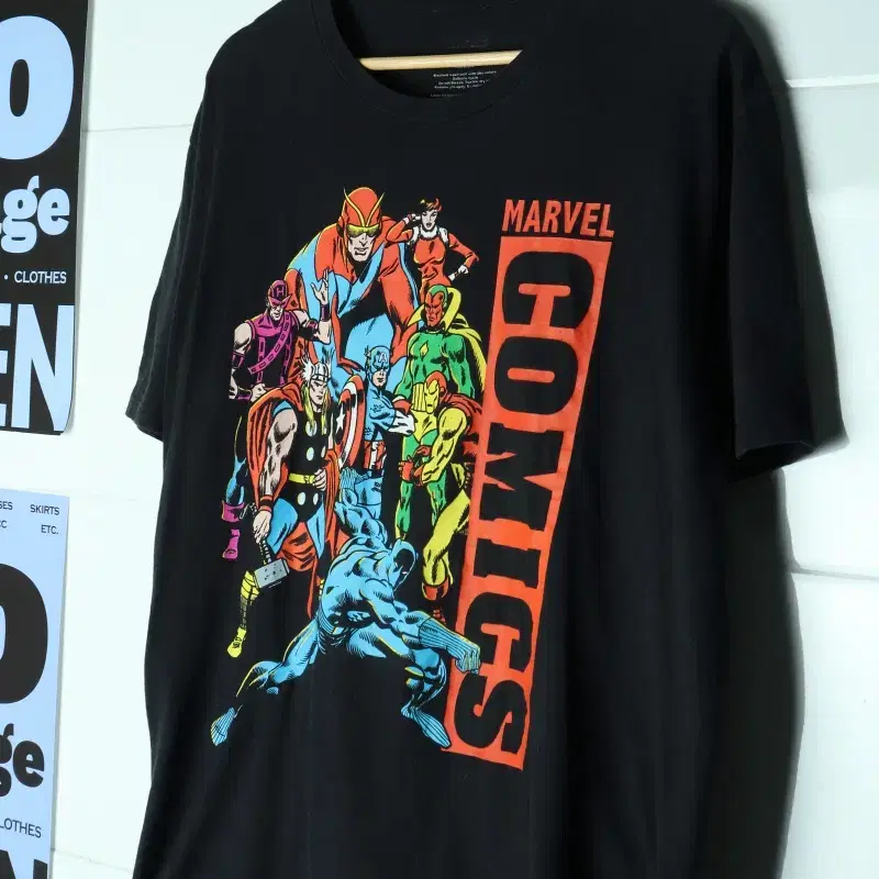 (XL-2XL) 마블 반팔 티셔츠 코믹스 둠스데이 어벤져스-H40002