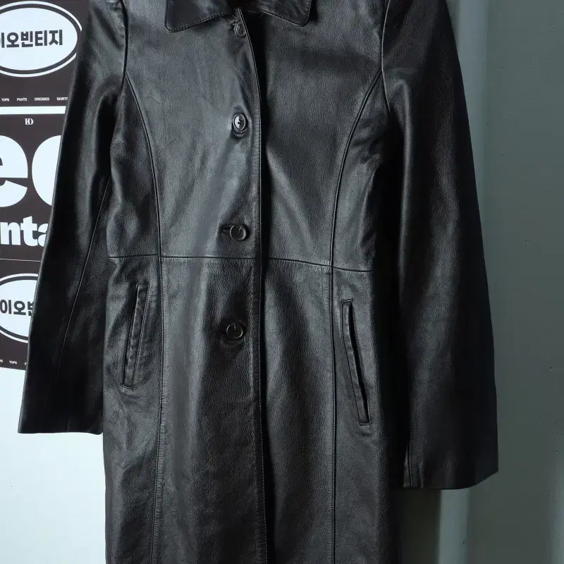 W(L-XL) 브랜드빈티지 집업 바람막이 점퍼자켓 리얼레더-H40010