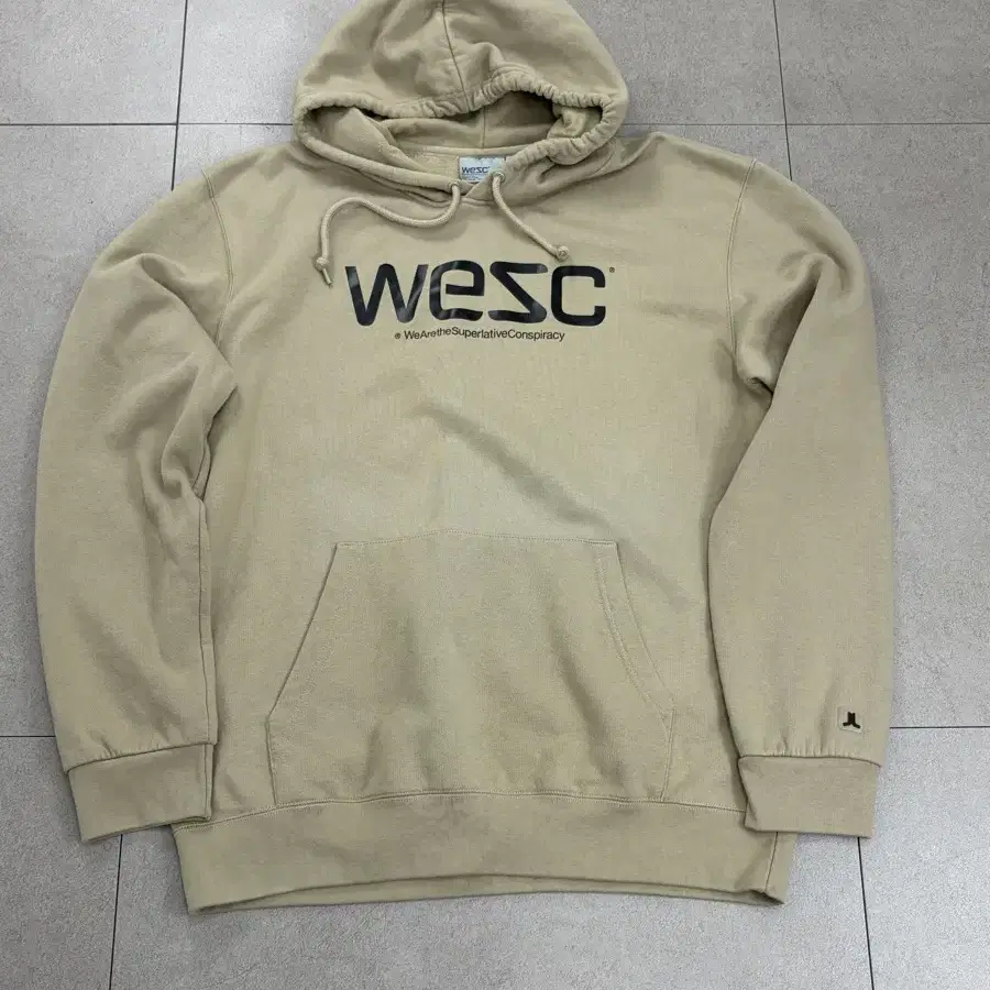 [L]WESC 후드티 베이지