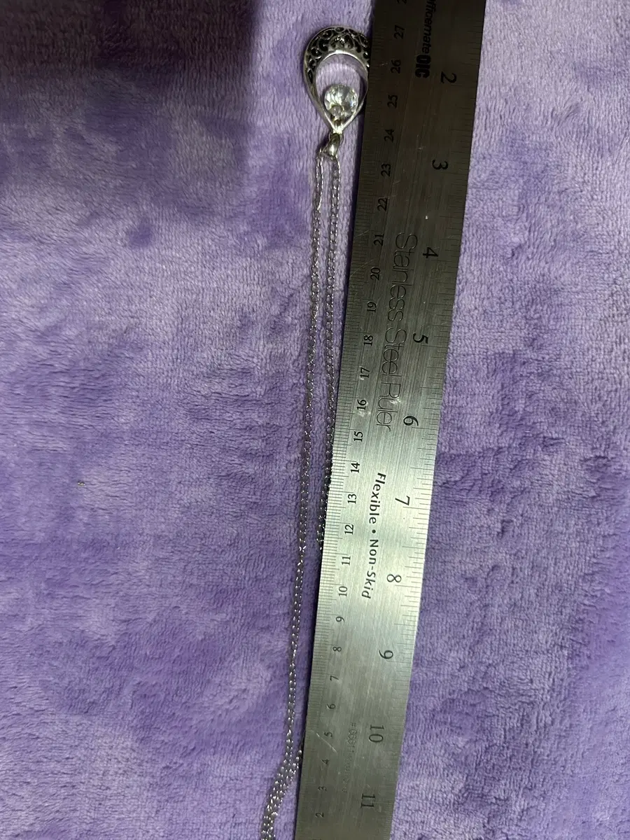 미사용 일본 SAPPIRA 빈티지 실버 문 모티브 영롱한 크리스탈 드롭 펜던트 여성 목걸이 패션 액세서리 팝니다