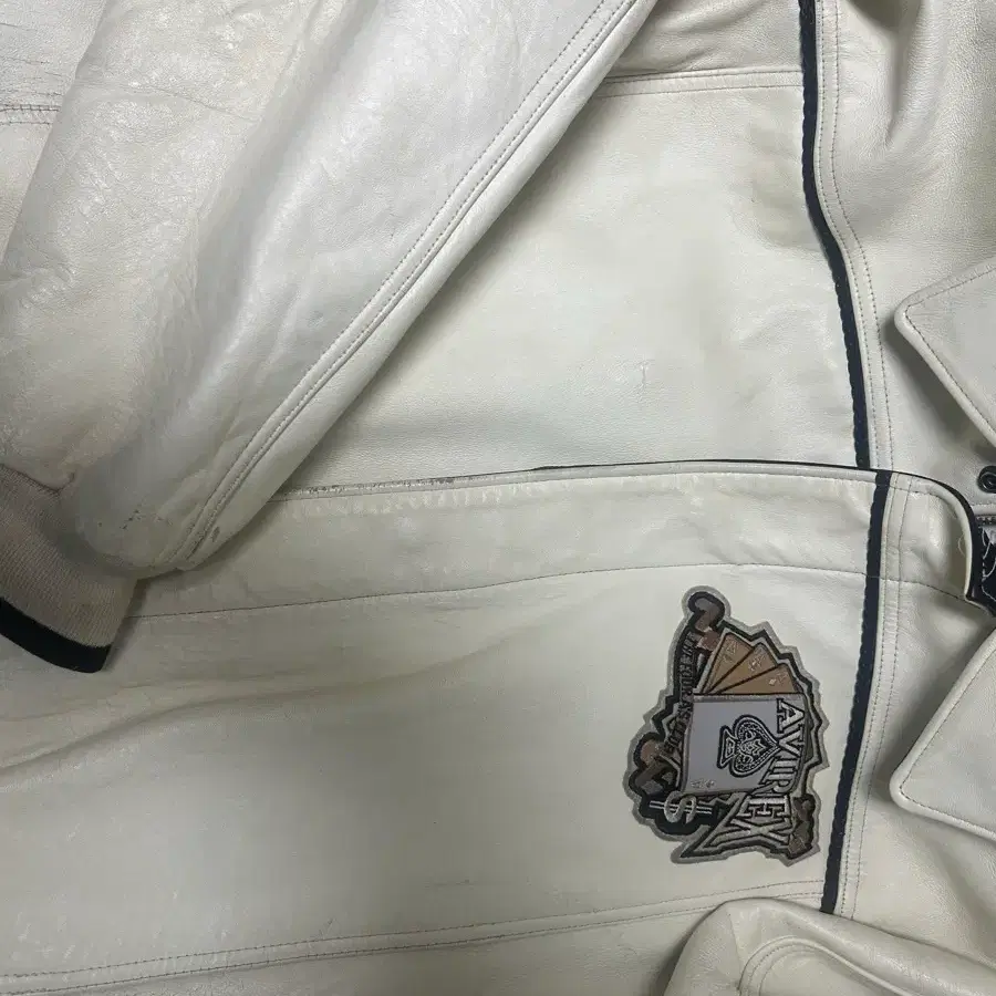 아비렉스 킹x지노 가죽 자켓 2xl