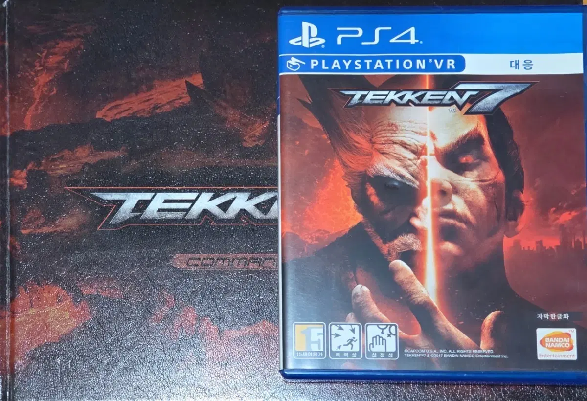 ps4 플스4 철권7+기술표 (중고/정발/한글)